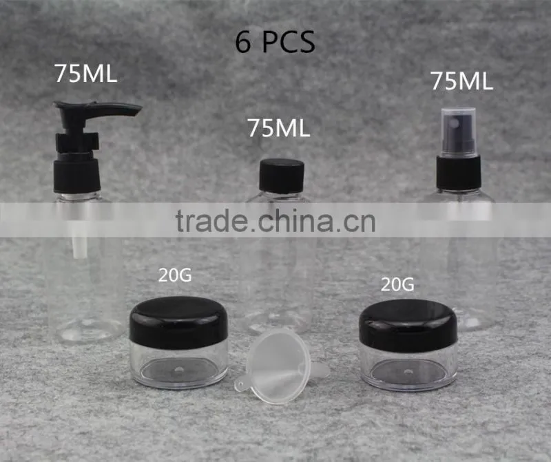 Cheap plastic men travel kit and travel vanity kit for ladies and men