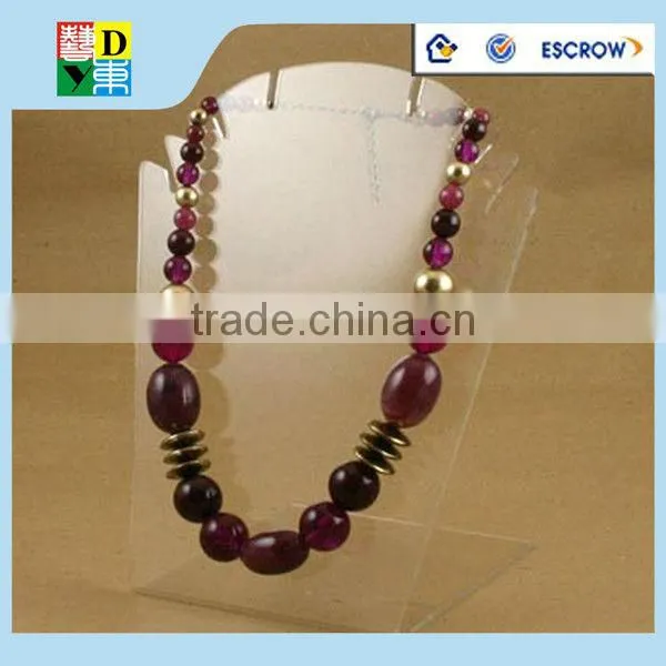 2015 latest high grade acrylic jewelry display stand/modern design acrylic earring display with custom fashion design from China