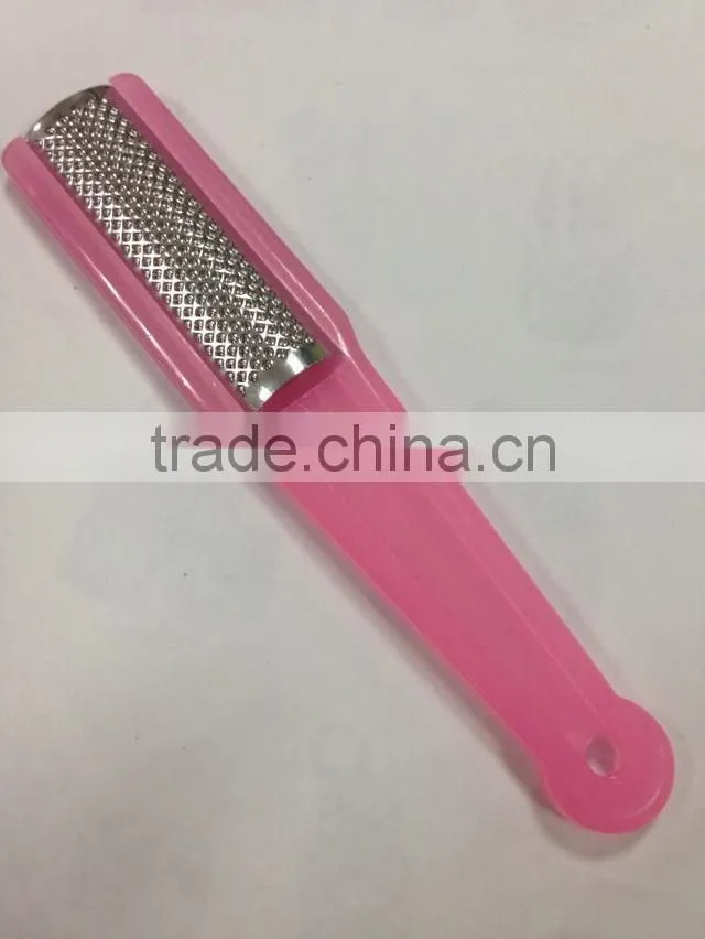 Professional high quality stainless steel foot file,foot file cleaning