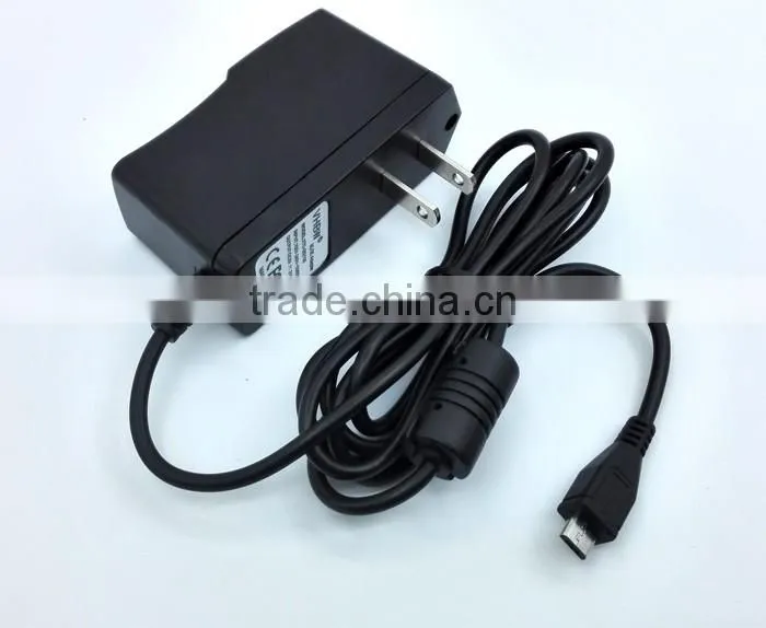 china manufacture of 5V 2.5A us Power Supply Micro USB AC Adapter Charger For Raspberry Pi 3