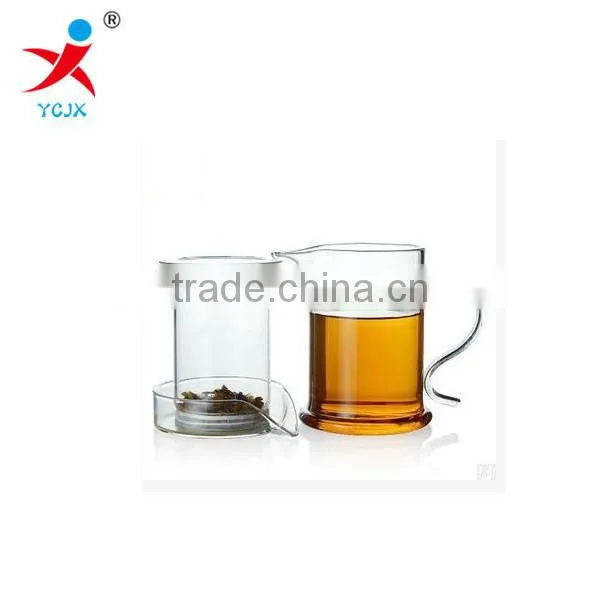 cylinder tableware/drinkware wholesale/hanging ,recycled,wide moutu glass teapots with mouth blown