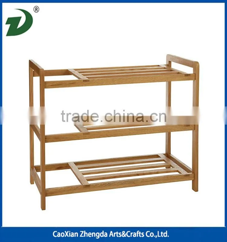 Bamboo shoe rack