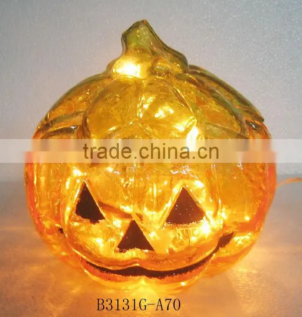 low price fashion big sale Fiberglass pumpkin shape led pumpkin lights for Halloween 35L