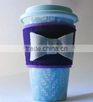 China 2017 hot sale high quality new products home decoration useful items custom wholesale felt drinklip cup holder