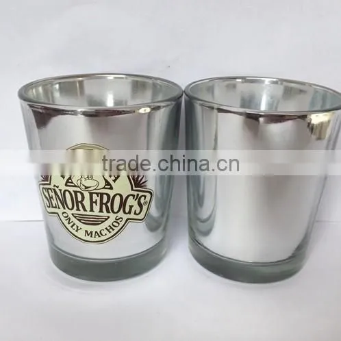 hot sale 3oz shot glass candle holder with customer design