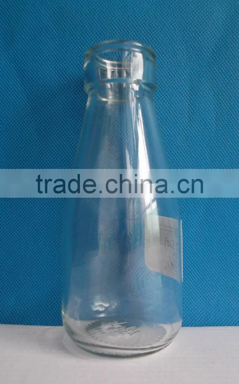 205ml high quality milk glass bottle for sale