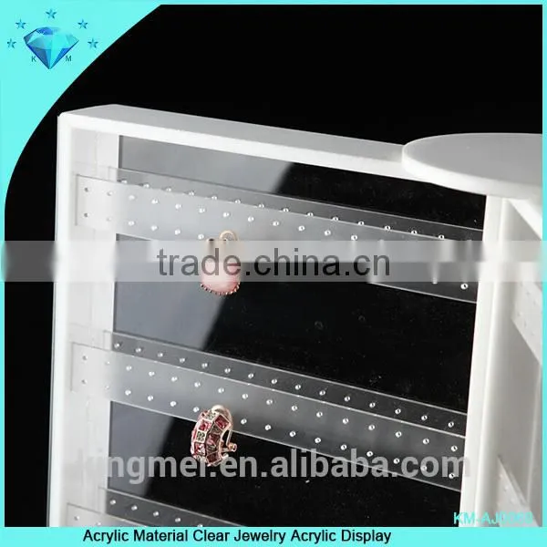 Shenzhen export Acrylic Material Clear Jewelry Acrylic Display