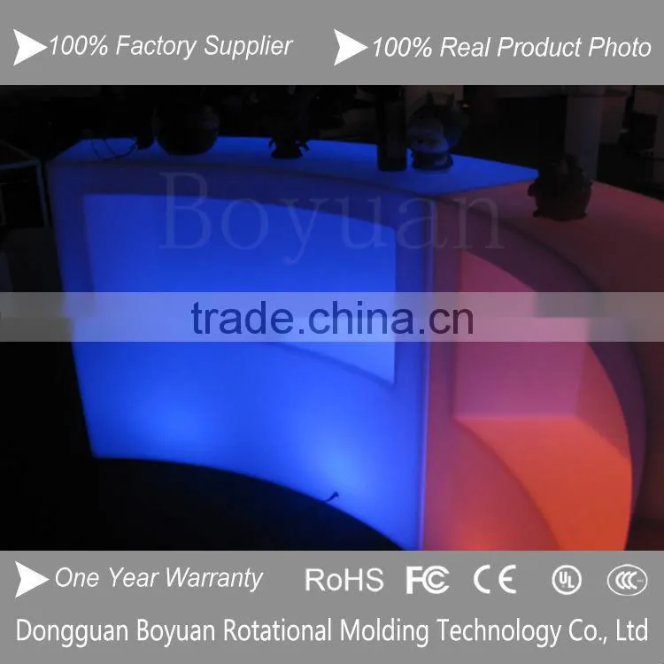 2015 New design modern LED glowing bar counter made in China