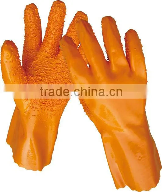 Whole sale Chemical resistant PVC gloves