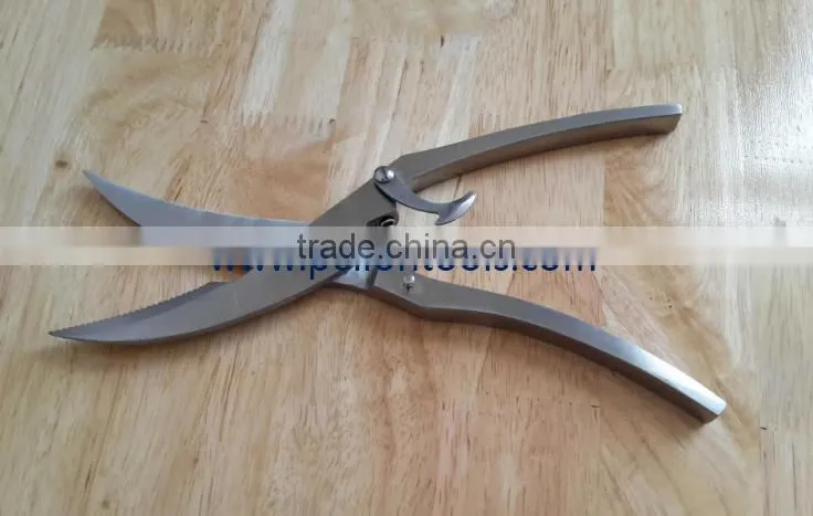 Kitchen Shear Stainless Steel Blade and Handle Kitchen Snipping Chicken Bone Fish and Meat Cutting Scissors