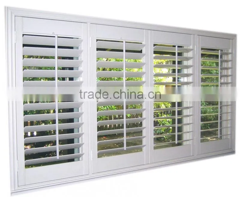 white plantation shutter