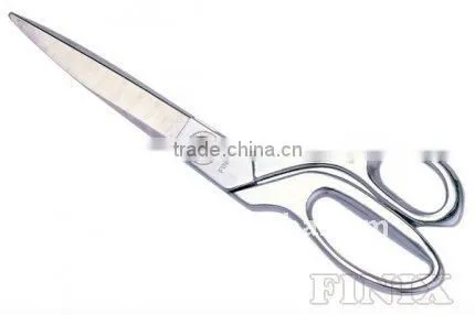 Japanese Stainless Steel Silver Zinc-Alloy Handle Fabric Dressmaker Taylor Scissors