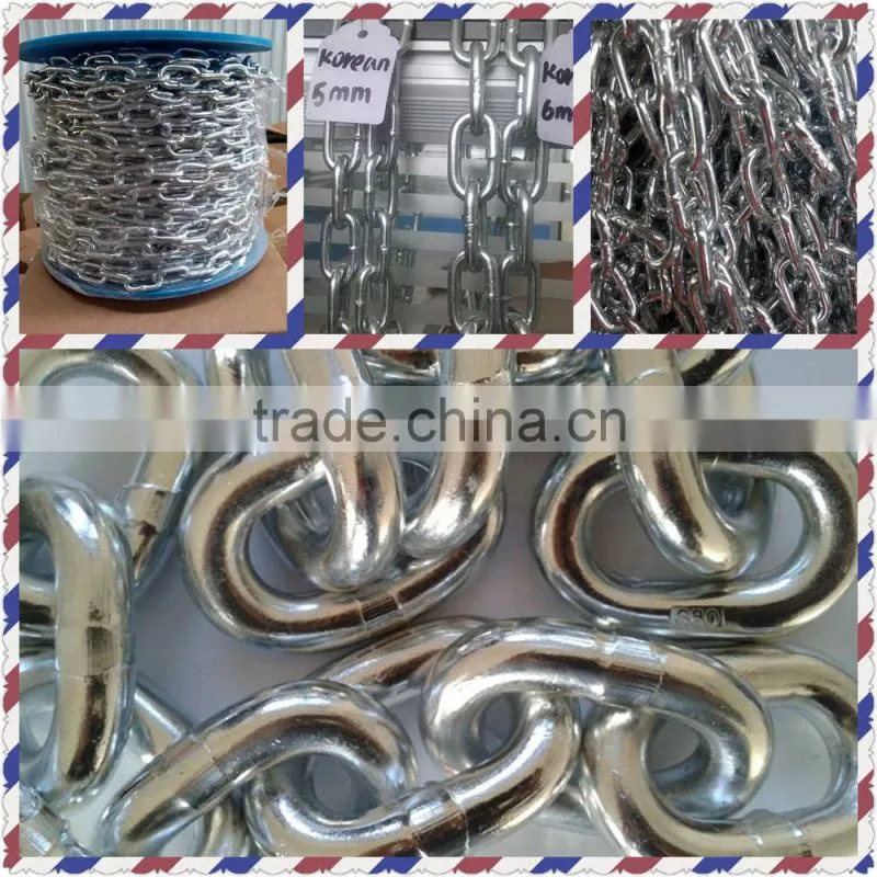 Dog Chain With Round Rings On Both Ends
