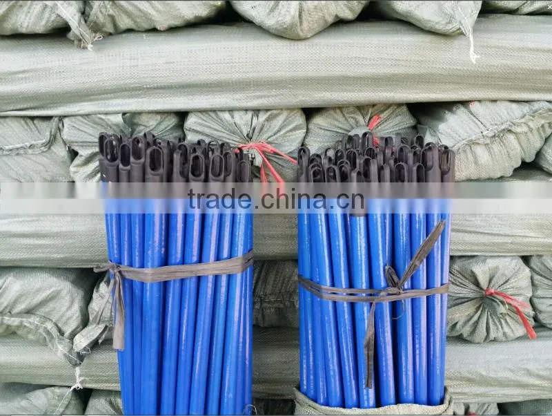 pvc cover wooden handle for broom ,wooden broom stick,brush handle