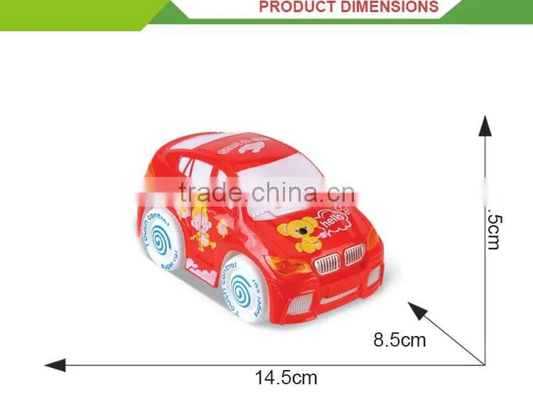 Newest product battery operated music plastic diecast model car parts