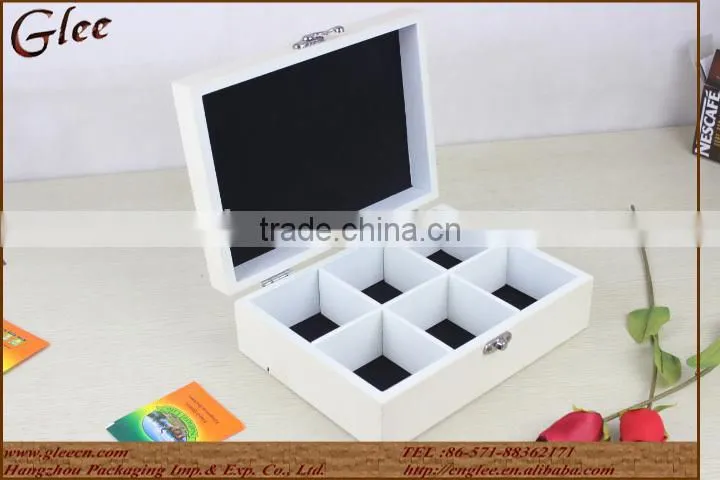 Natural Wood MDF Fancy Tea Chest