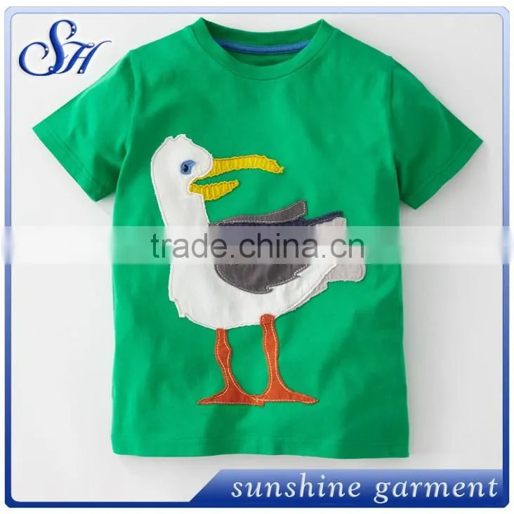 China factory wholesale kids shirt sleeve white t shirts