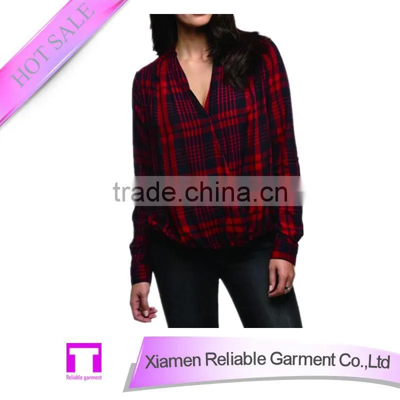 Fashion long sleeve chiffon blouse pictures of blouses for girls