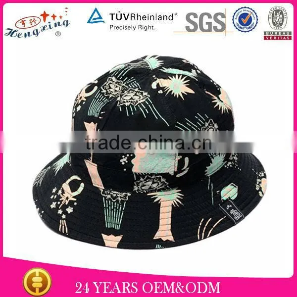 Wholesale Design Your Own Cool Custom Fishing Bucket Hat With String