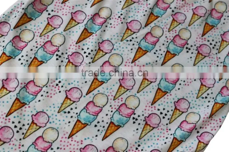 Toddler girls ice cream printed swim wear boutique one piece baby swim clothes 2017 summer