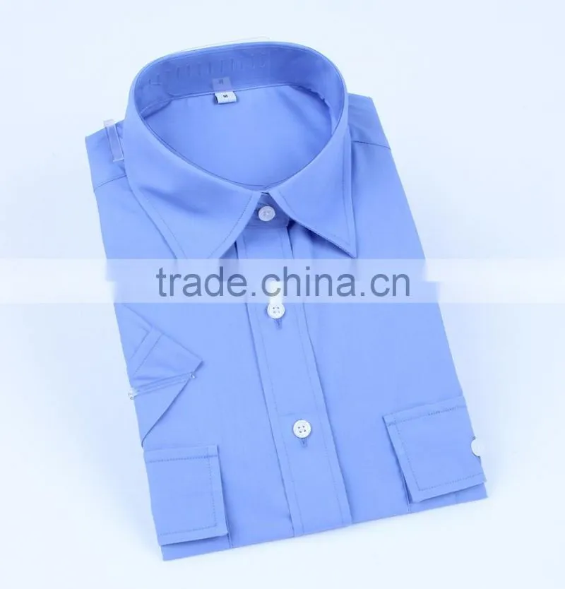plain blue customs uniform shirts