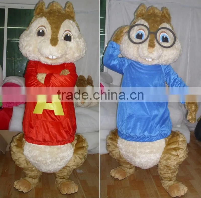 lightweight alvin chipmunks mascot costume adult alvin chipmunks mascot costume
