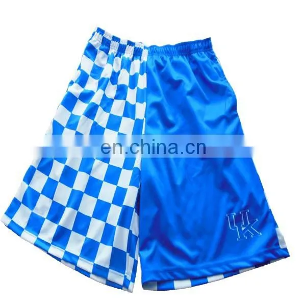 mens sublimation lacrosse reversible shorts