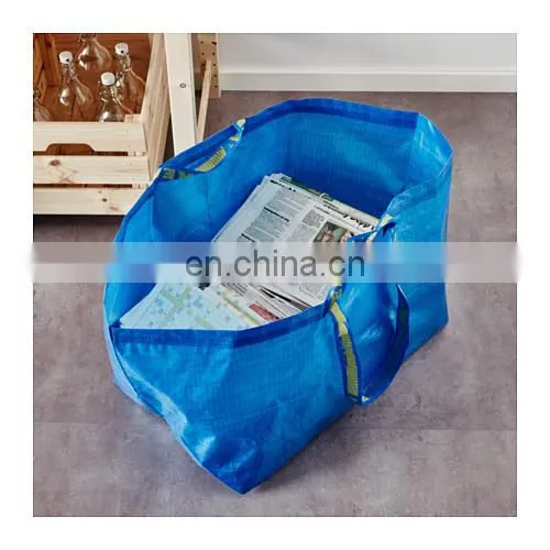 Wholesale 100% polypropylene large shopping bag carrier bag woven 2017
