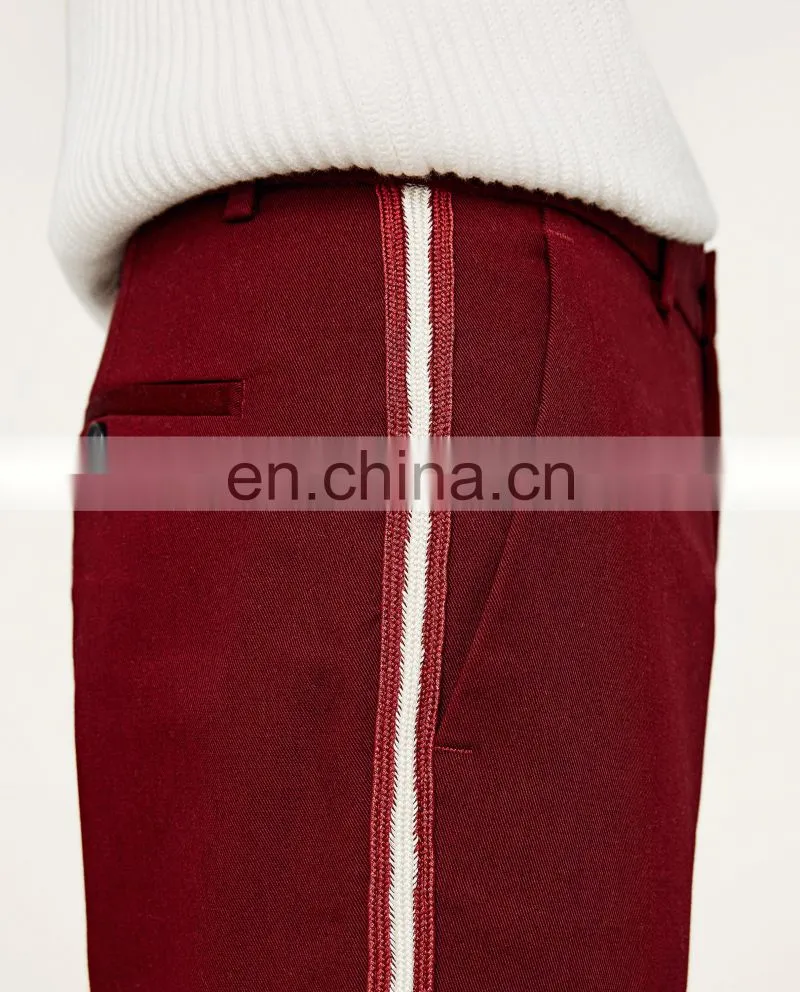American Like Fashion Pants Custom Trousers With Side Stripe