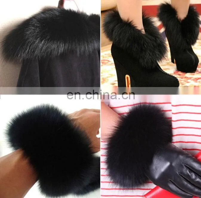 Long pile faux fox fur fabric