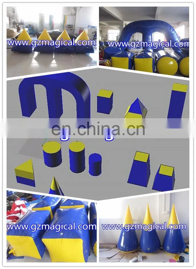 Inflatable paintball inflatable paintball bunker inflatable paintball field