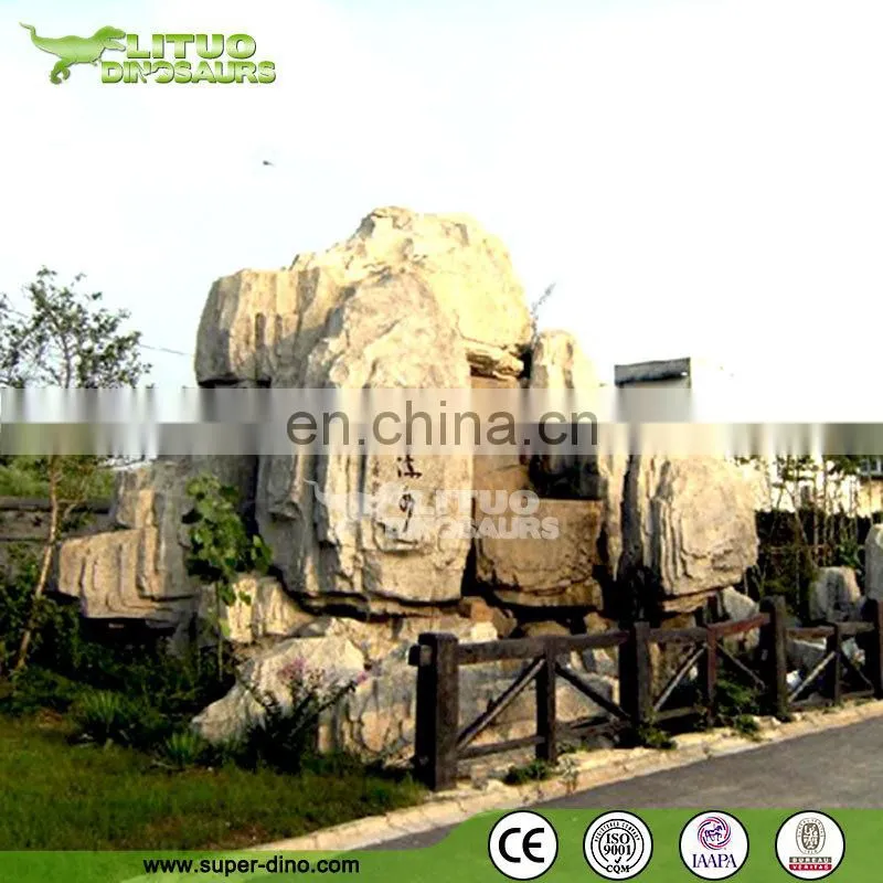 Artificial Rockery as Signboard