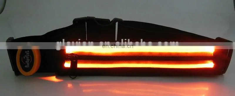 LED waistband for mobile LED belt for key Glow waistband for sport