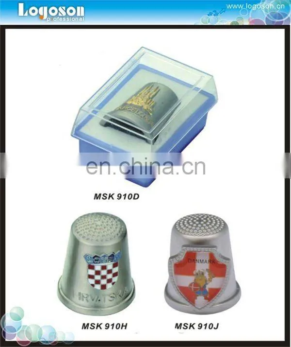 2014 top quality custom souvenir metal bell thimble