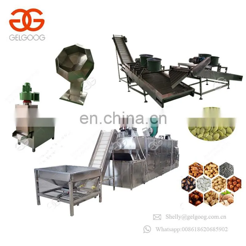 Hot Sale Roasted Almond Green Bean Hemp Seed Walnut Roasting Machine For Nut Flax Seeds Roaster Machine