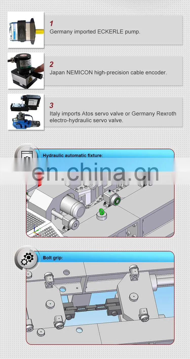 WAL-10000KN Horizontal Tensile utm 1000 ton capacity
