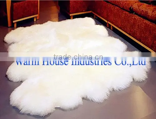 Natural color Sheepskin Rugs Cheap Wholesale Area Rugs/Sheepskin wholesale rug/Sheepskin rugs