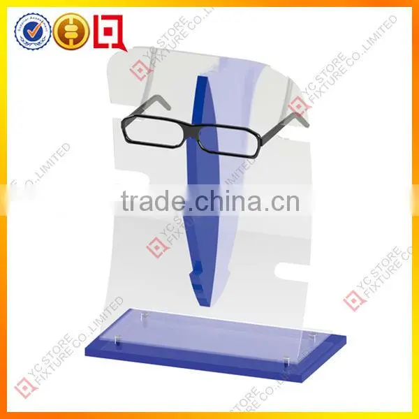 Optical store countertop acrylic eyewear display racks