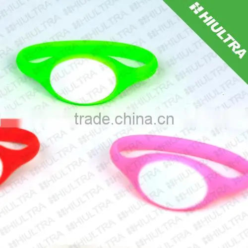 LF HF Silicone RFID Bracelet For Swimming Pool