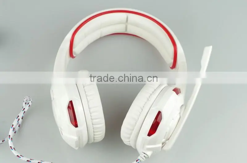 2016 china professional led light shininng gaming headset for ps 345