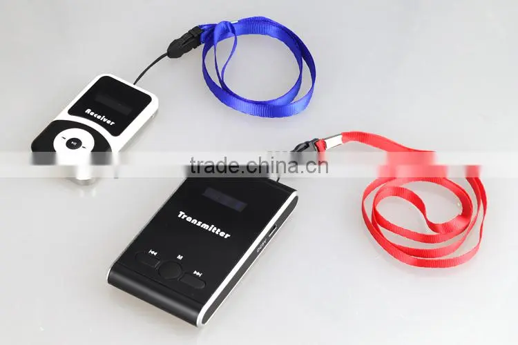 Wireless tour guide system / Tour guide receiver for wireless tourist guide