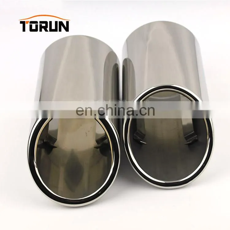 High performance car exhaust tips for audi a4 b8 Mirror polish
