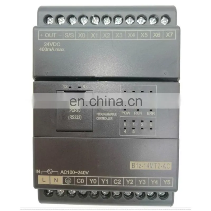 FX3U-16MR/ PLC Programmable controller build-in 8 input/8 output(relay),DC power supply