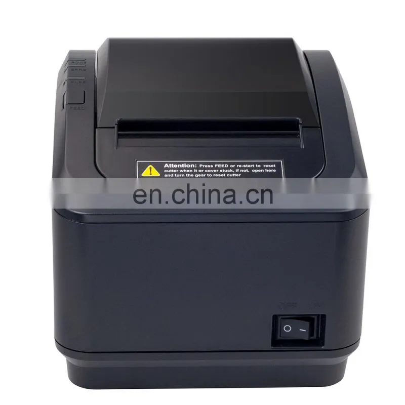 80mm POS Thermal Printer Receipt Printer Supermarket Machine 300mm/s High Speed