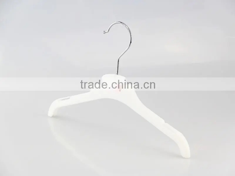 IMY-498 white plastic kids hangers wholesale