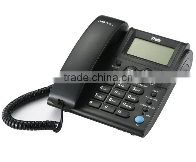 Call center headsets and phones with caller ID
