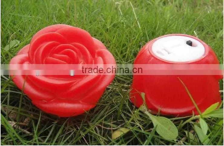 Battery operated Valentine's Day gift Romantic Rose Shaped 7 Colors Changing LED Night Light