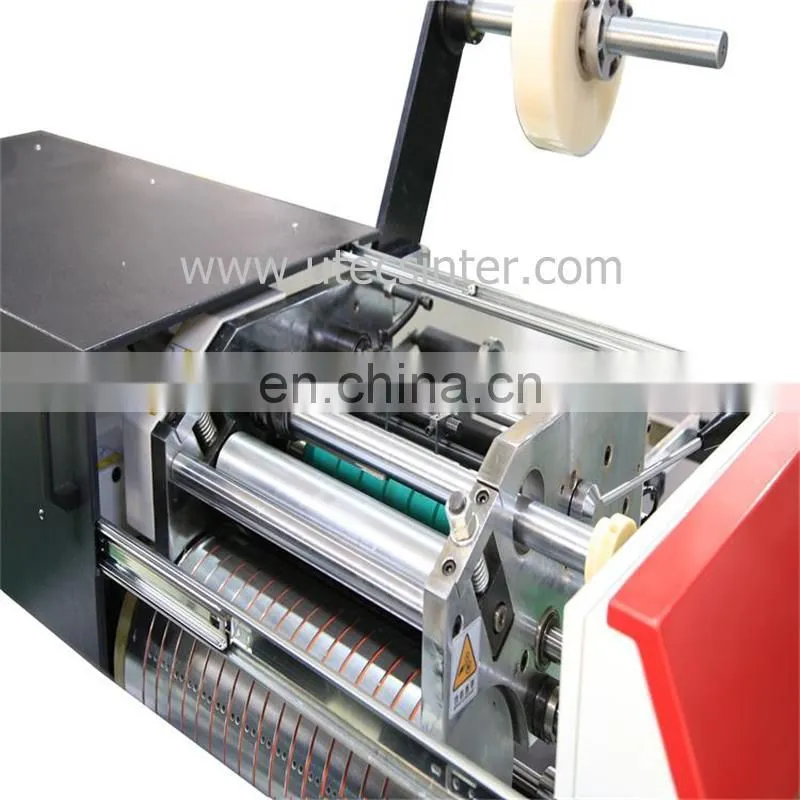 UTM650B Automatic kraft gift paper packaging box Window patching making Machine with rotary plastic film cut