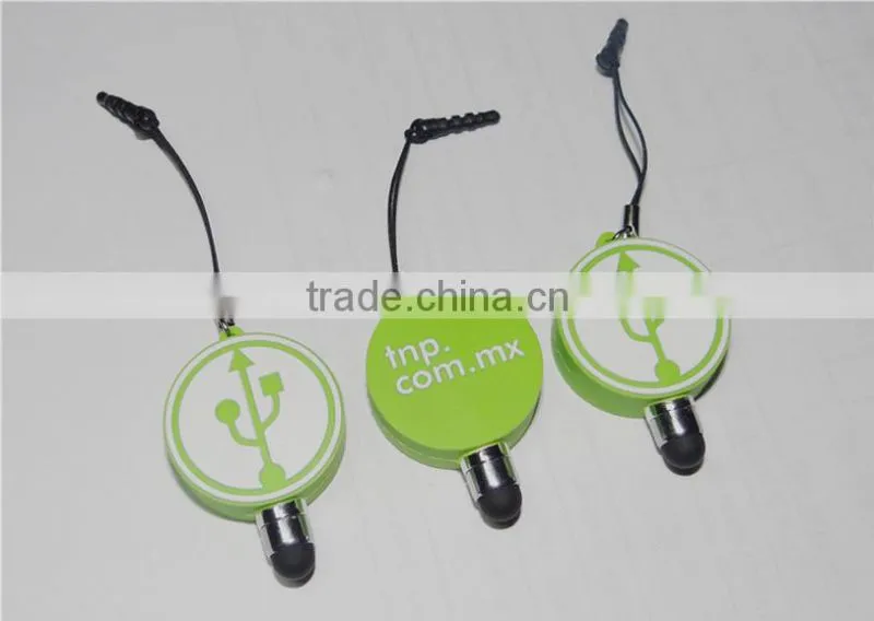 promotional silicone good price cell phone touch pen