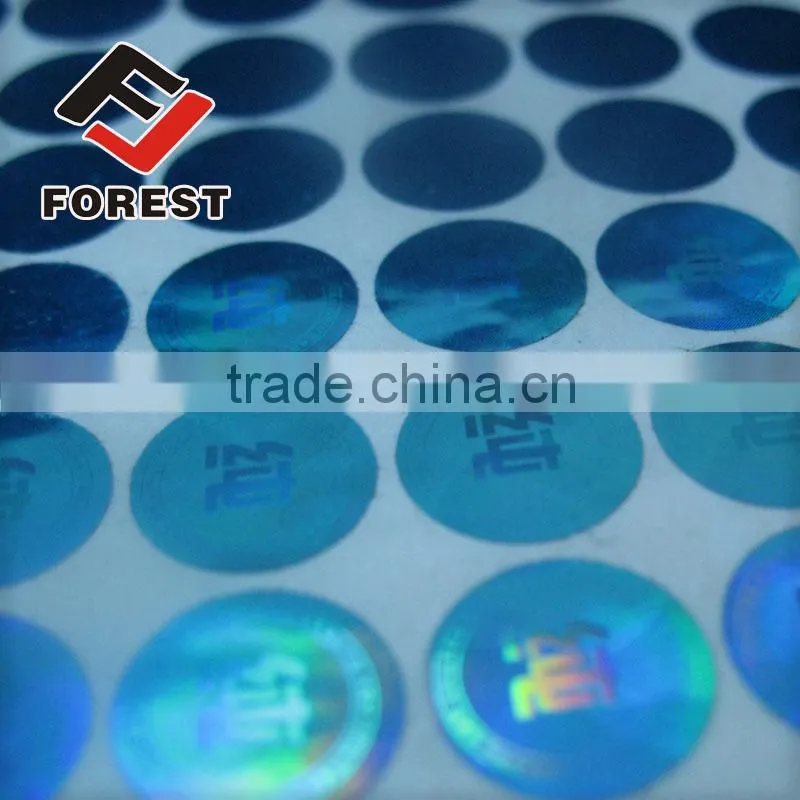 Supplied hot stamping hologram, hot stamping foil label, scratch hologram sticker